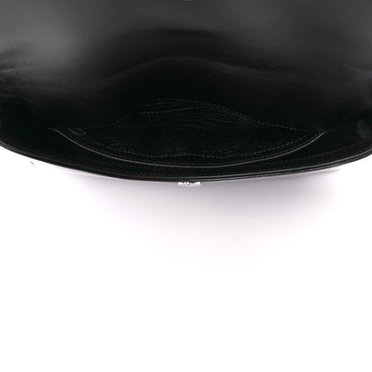 Prada Spazzolato Cleo Flap Adjustable Strap Shoulder Bag Black 6 of 11