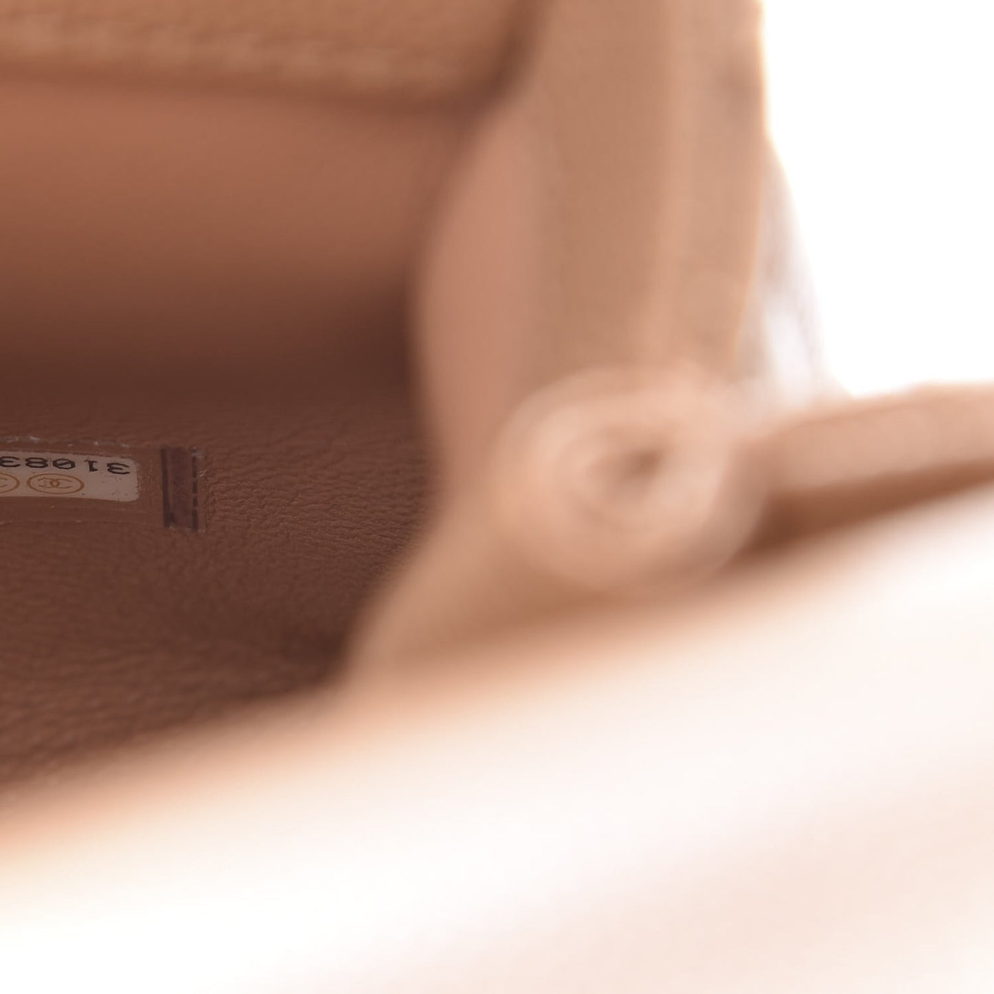 Caviar Quilted Lizard Embossed Mini Coco Handle Flap Brown