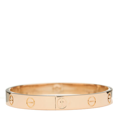 Cartier 18k Pink Gold Love Bracelet 16 6 of 8