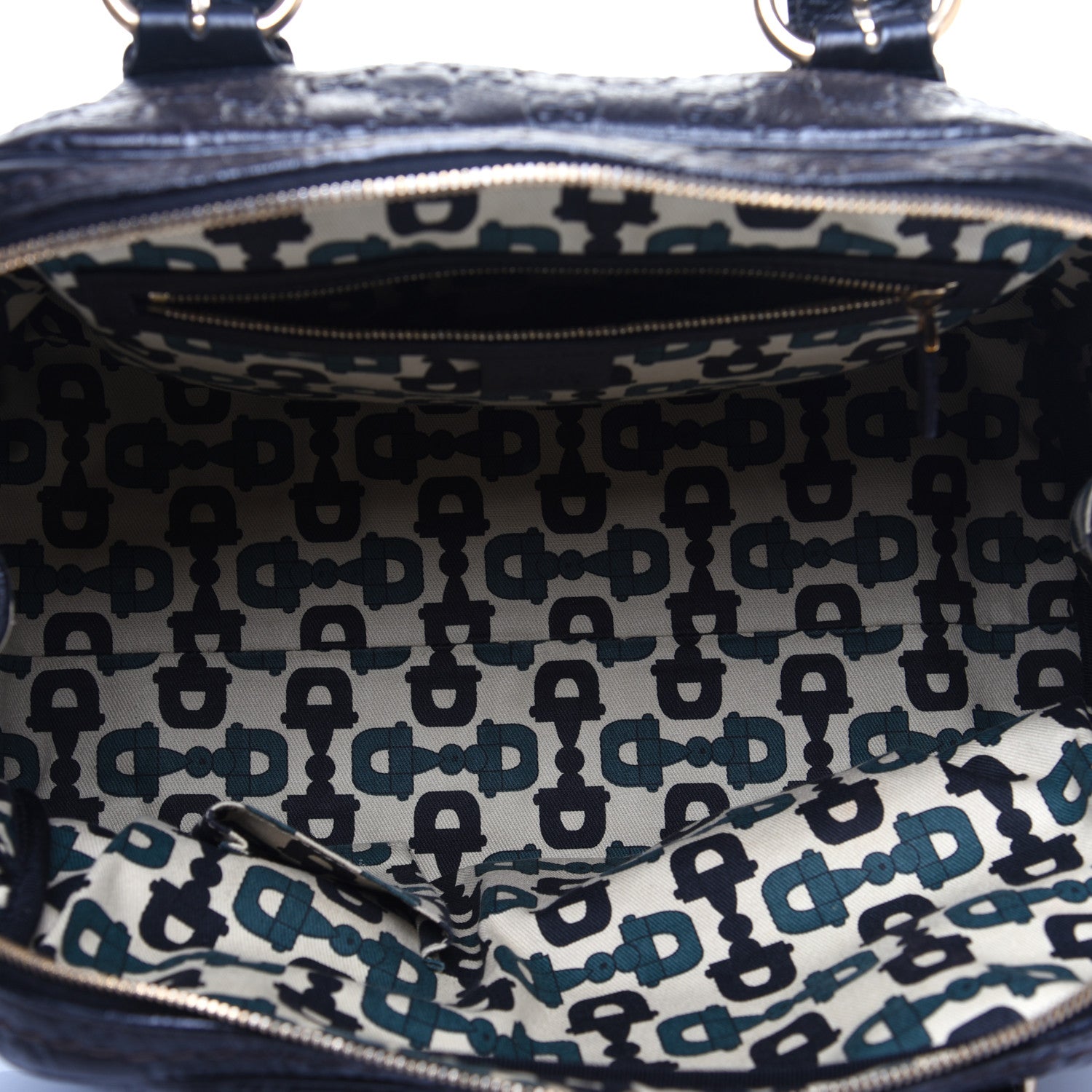 Gucci Guccissima Signoria Large Dome Bag Black 5 of 12