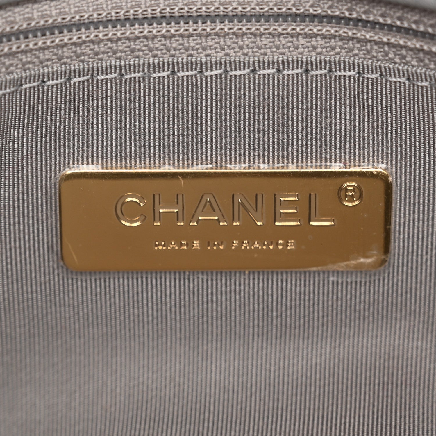 Chanel Lambskin Quilted Medium Chanel 19 Flap Grey 5 of 10