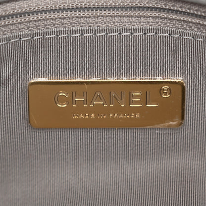 Chanel Lambskin Quilted Medium Chanel 19 Flap Grey 5 of 10