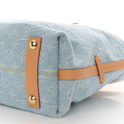 Louis Vuitton Monogram Denim CarryAll PM Sky Blue 11 of 11