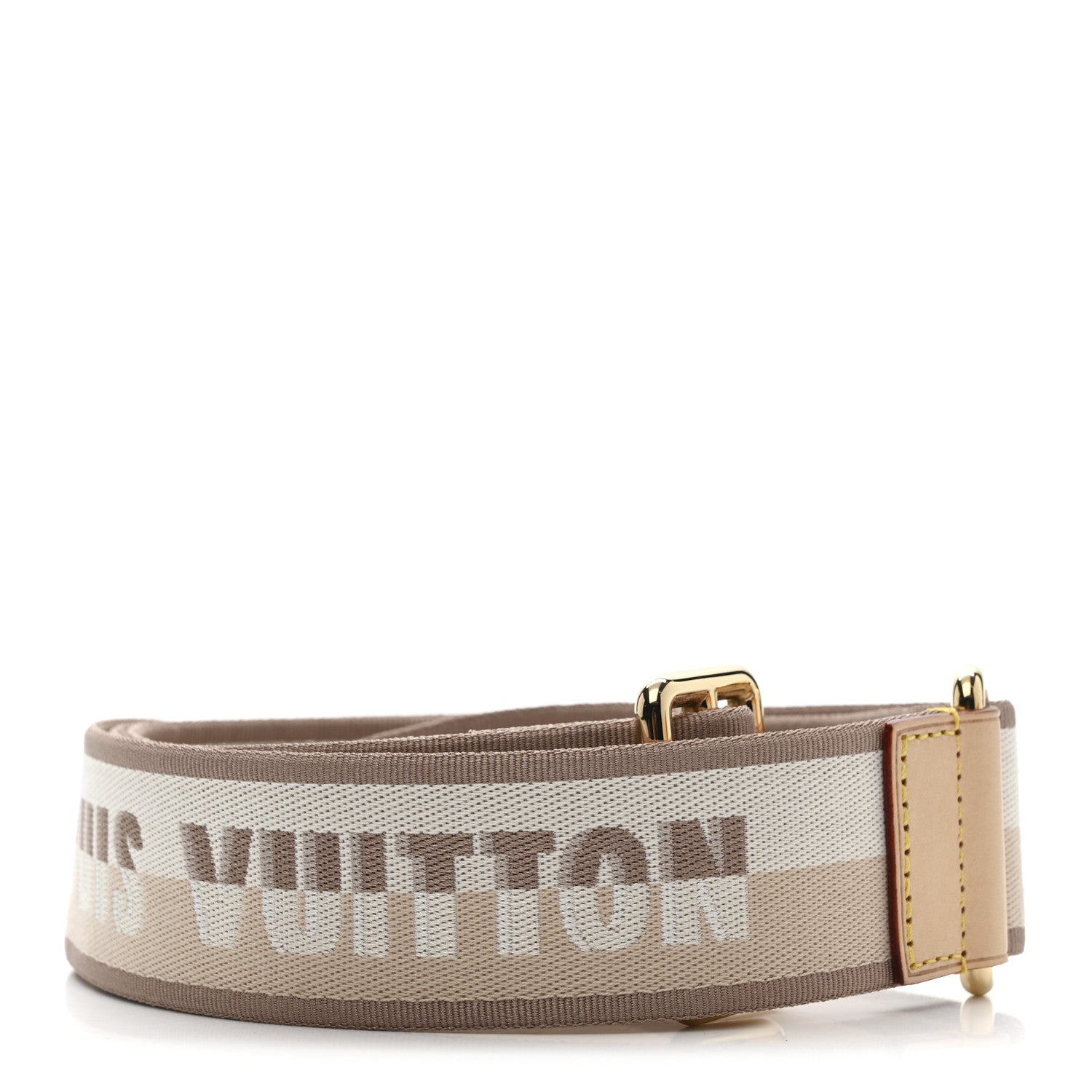 Louis Vuitton Jacquard Speedy Bandouliere 20 Shoulder Strap Beige 2 of 3