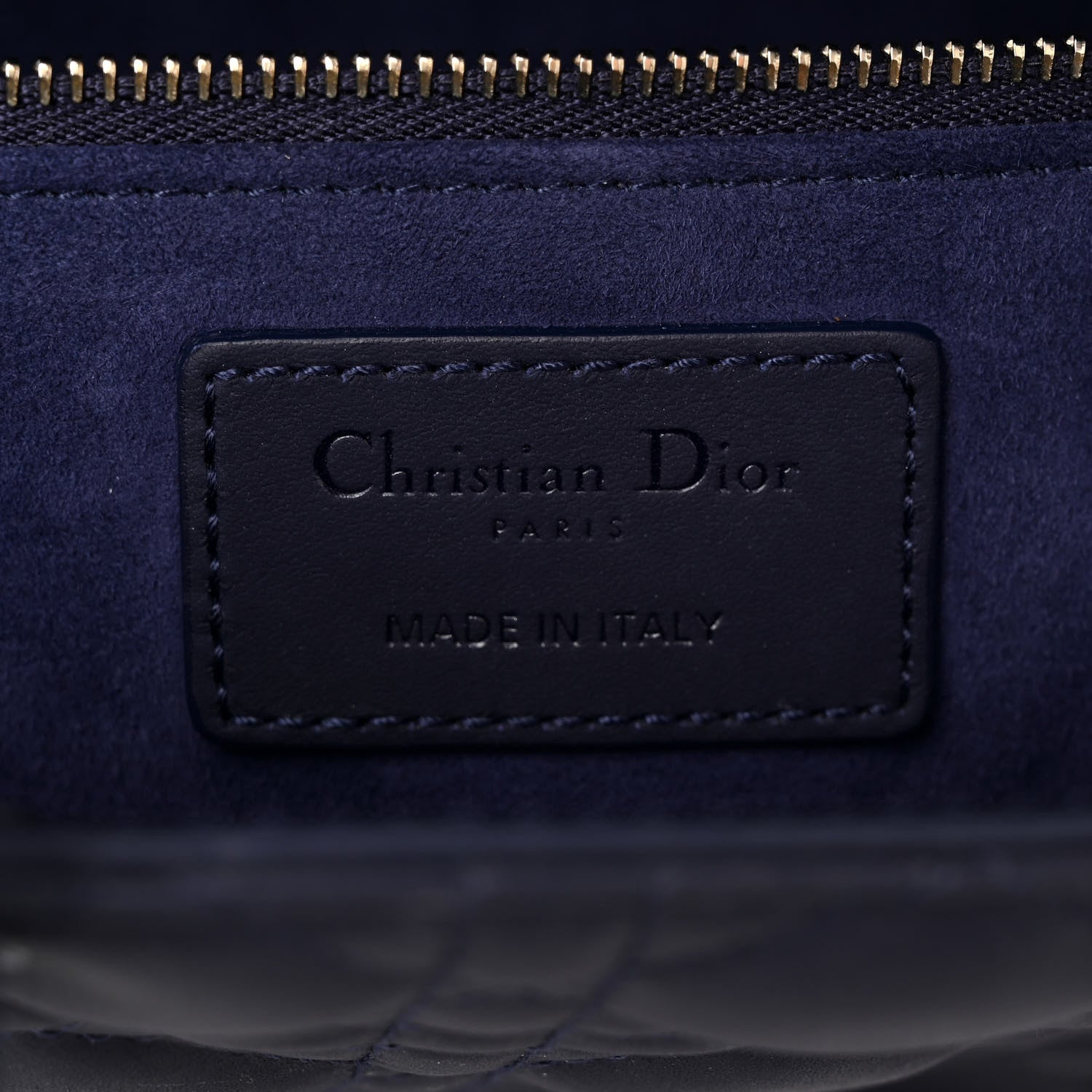 Christian Dior Ultra Matte Calfskin Cannage Large Lady Dior Purple 6 of 10