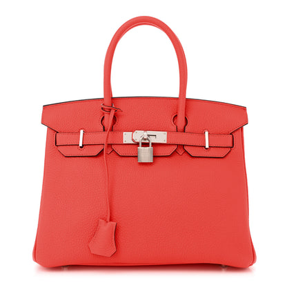Hermes Togo Birkin 30 Rose Texas 1 of 11