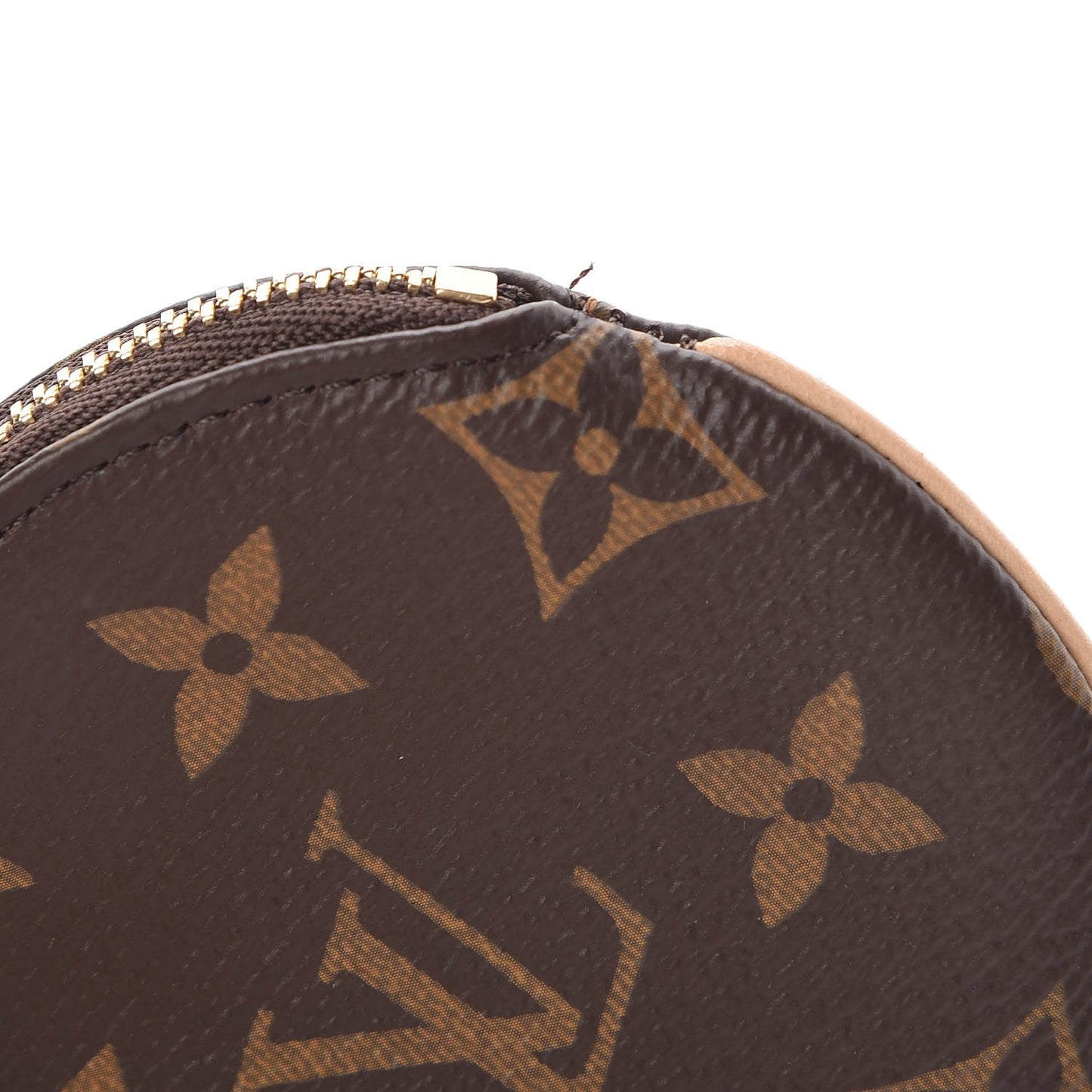 Monogram Round Coin Purse