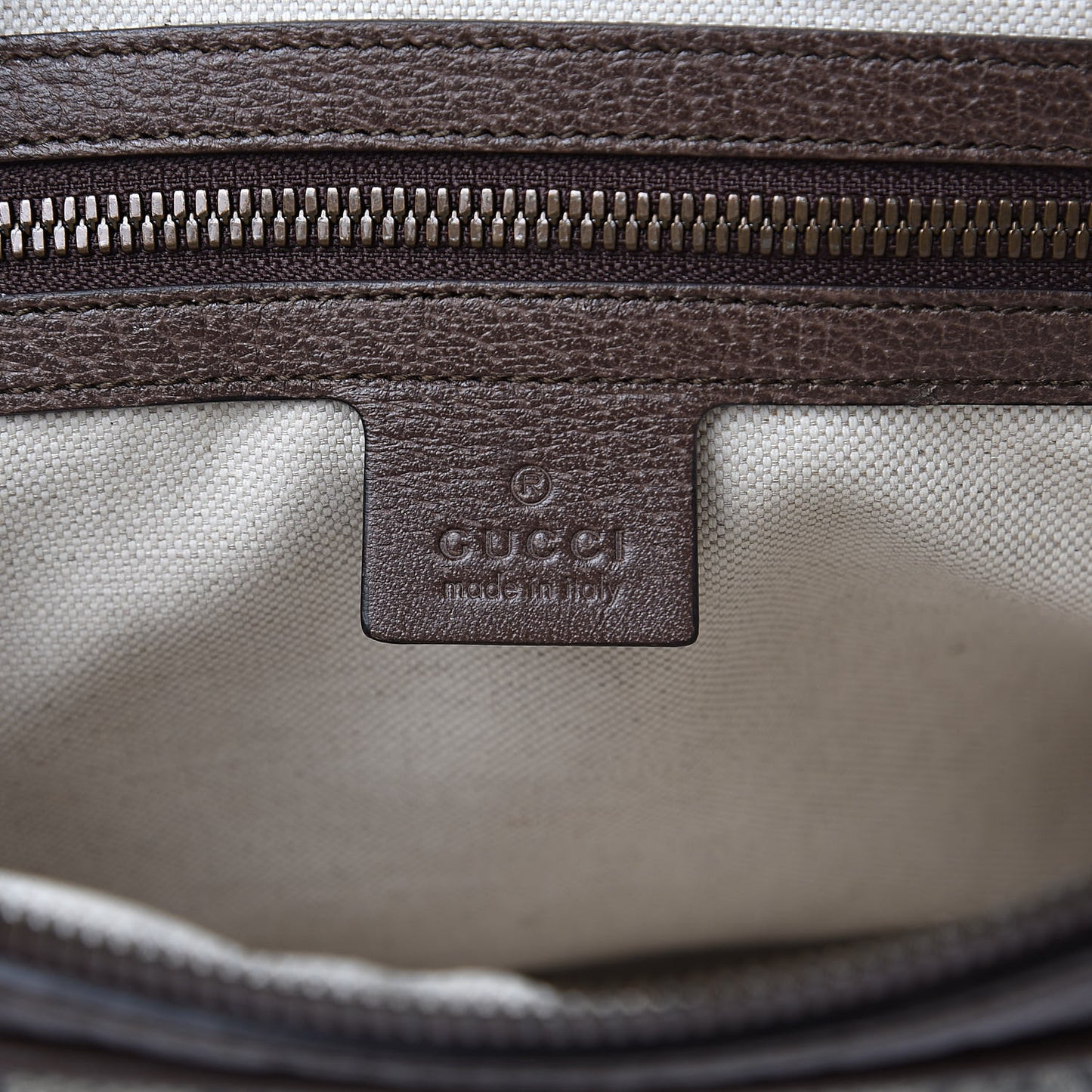 GG Supreme Monogram Web Small Ophidia Messenger Bag Brown