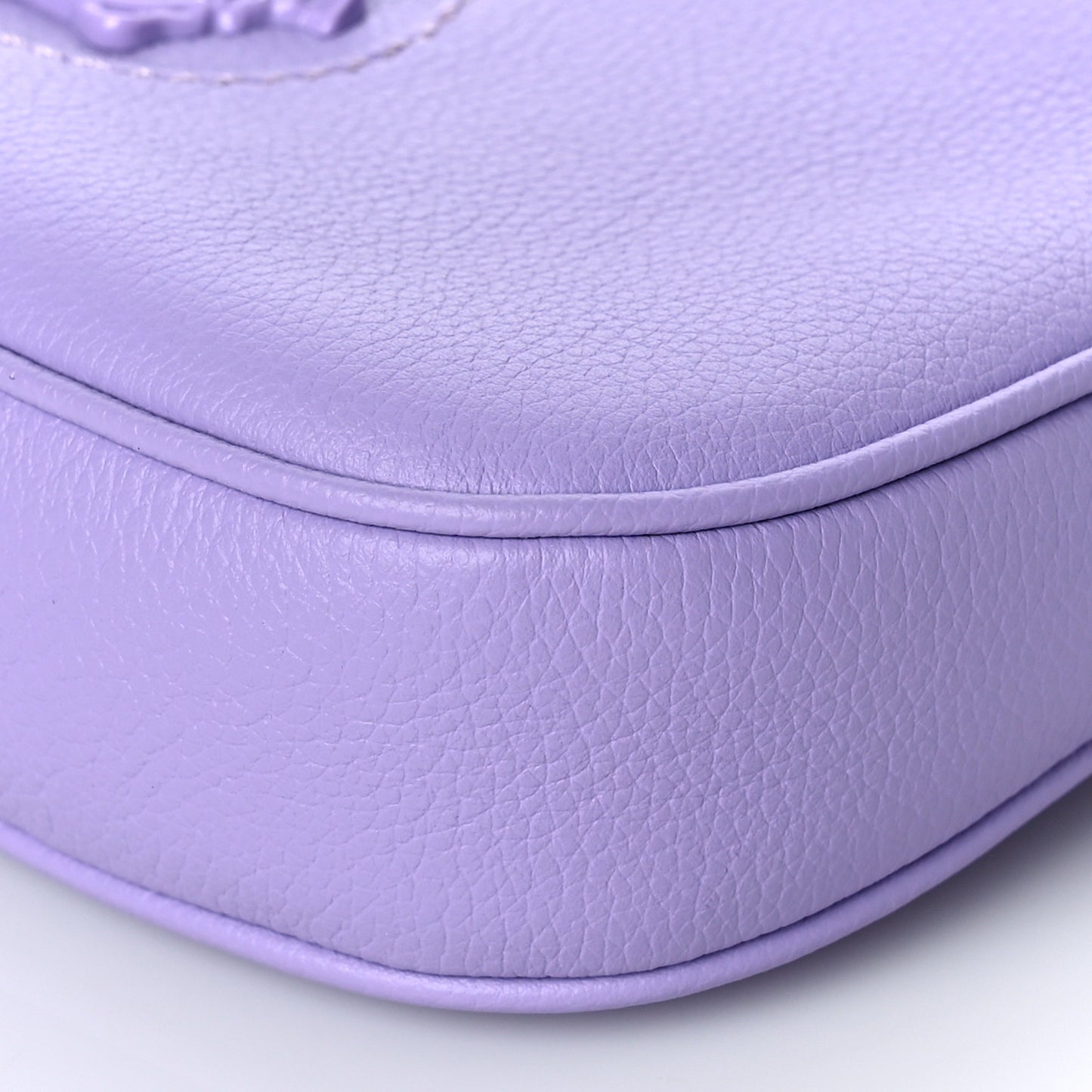 Calfskin La Medusa Small Hobo Crossbody Lilac