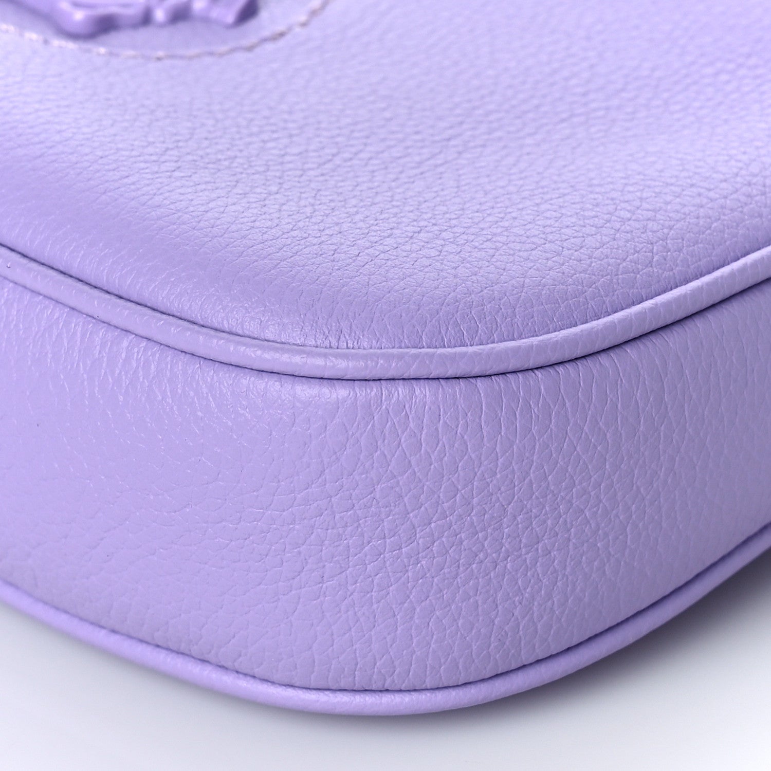 Versace Calfskin La Medusa Small Hobo Crossbody Lilac 8 of 8