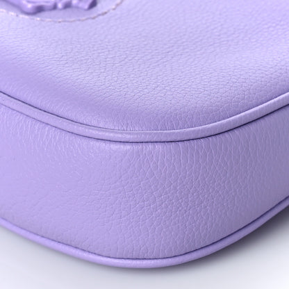 Versace Calfskin La Medusa Small Hobo Crossbody Lilac 8 of 8