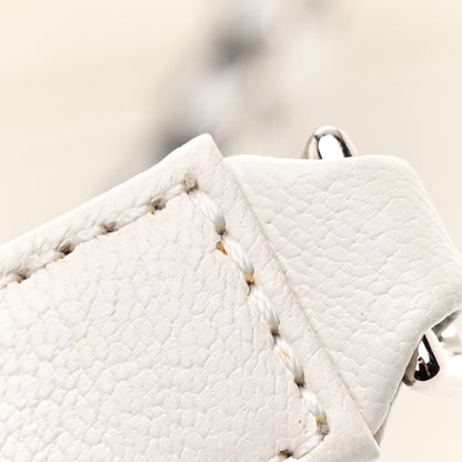Chanel Patent Goatskin Quilted Medium Gabrielle Hobo White 14 of 18