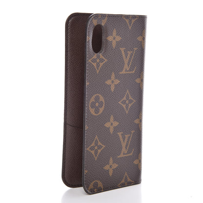 Louis Vuitton Monogram iPhone XS Max Folio Case 3 of 13