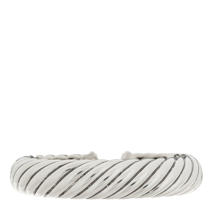 David Yurman Sterling Silver 18K Yellow Gold 15mm Waverly Bracelet 2 of 3