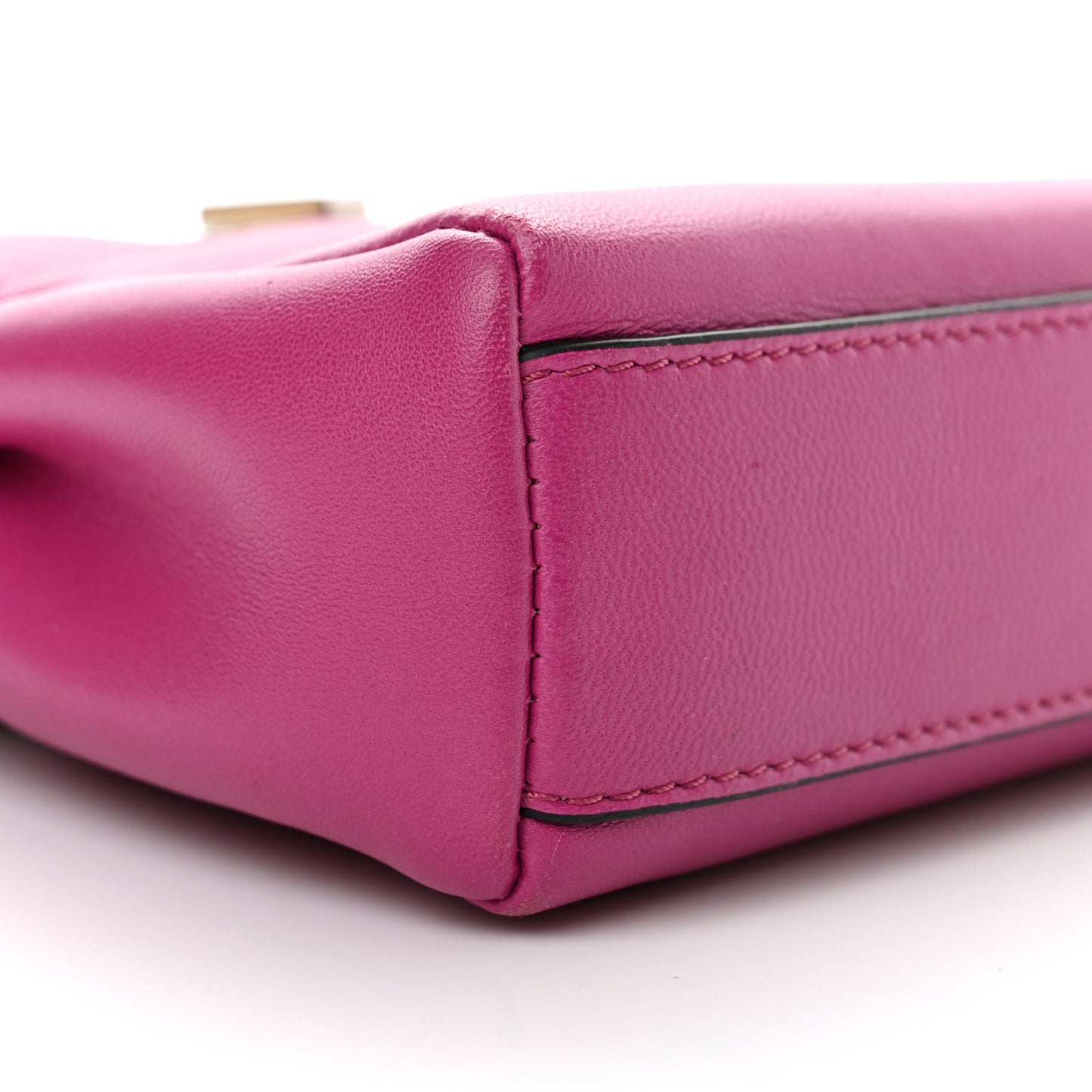 Nappa Micro Peekaboo Iconic Satchel Magenta