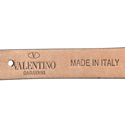 Valentino Garavani Calfskin Rockstud Belt 85 34 Black 3 of 5