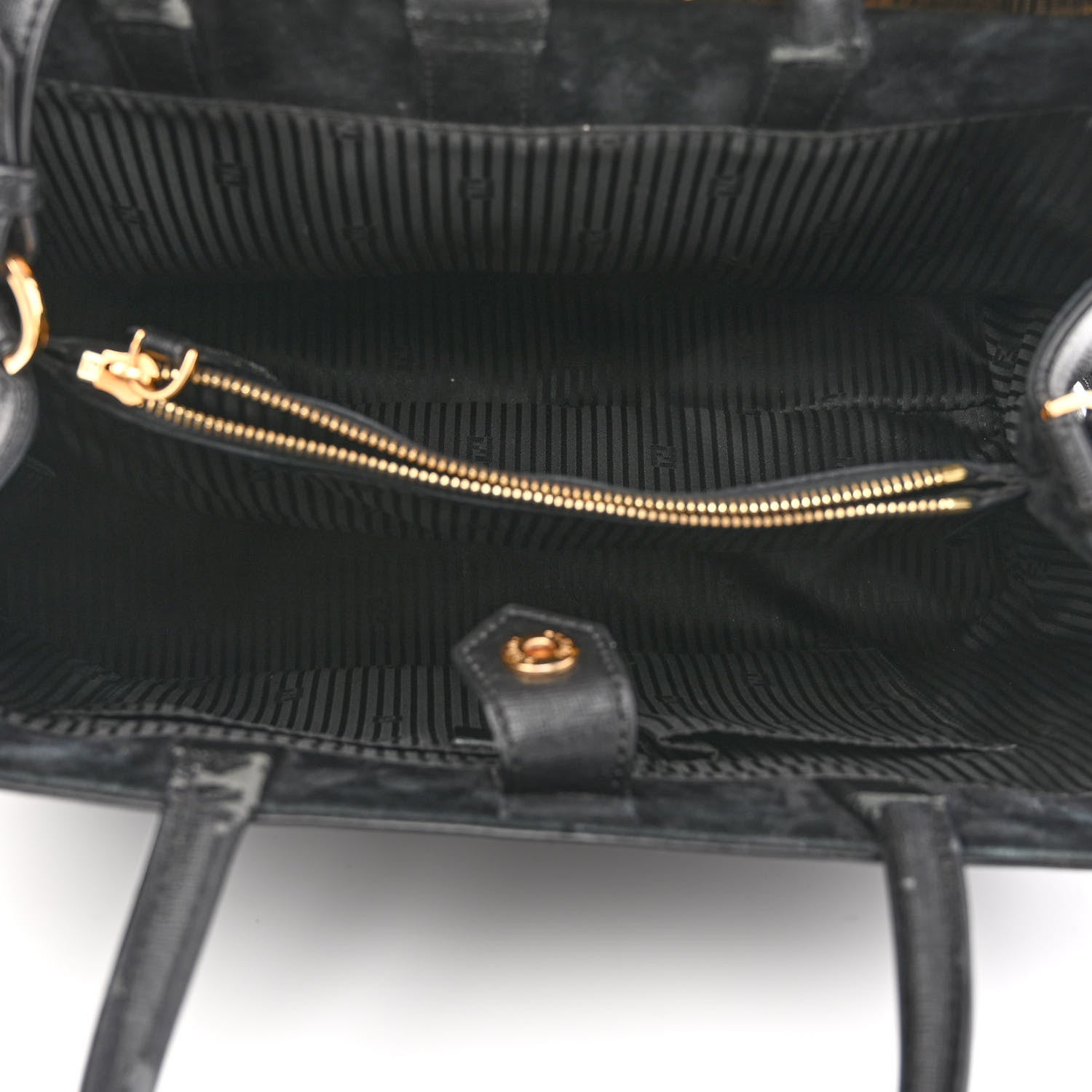 Fendi Vitello Elite Regular 2Jours Tote Black 5 of 17