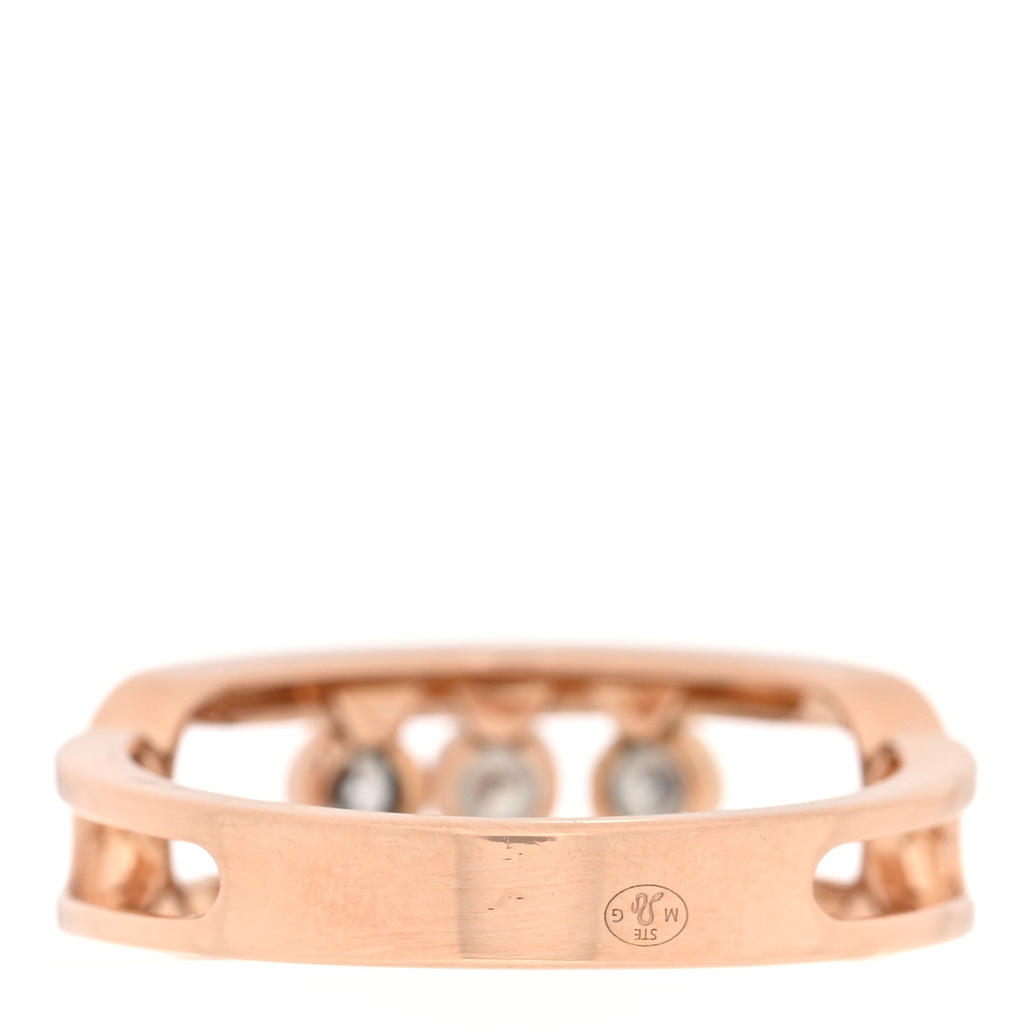 Messika 18K Rose Gold Diamond Move Classique Band Ring 53 6.25 3 of 5