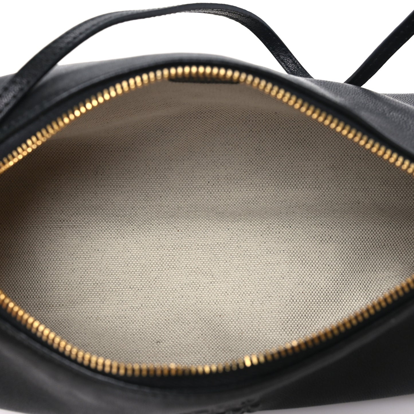 Nappa Aviator Mini Pouch Black