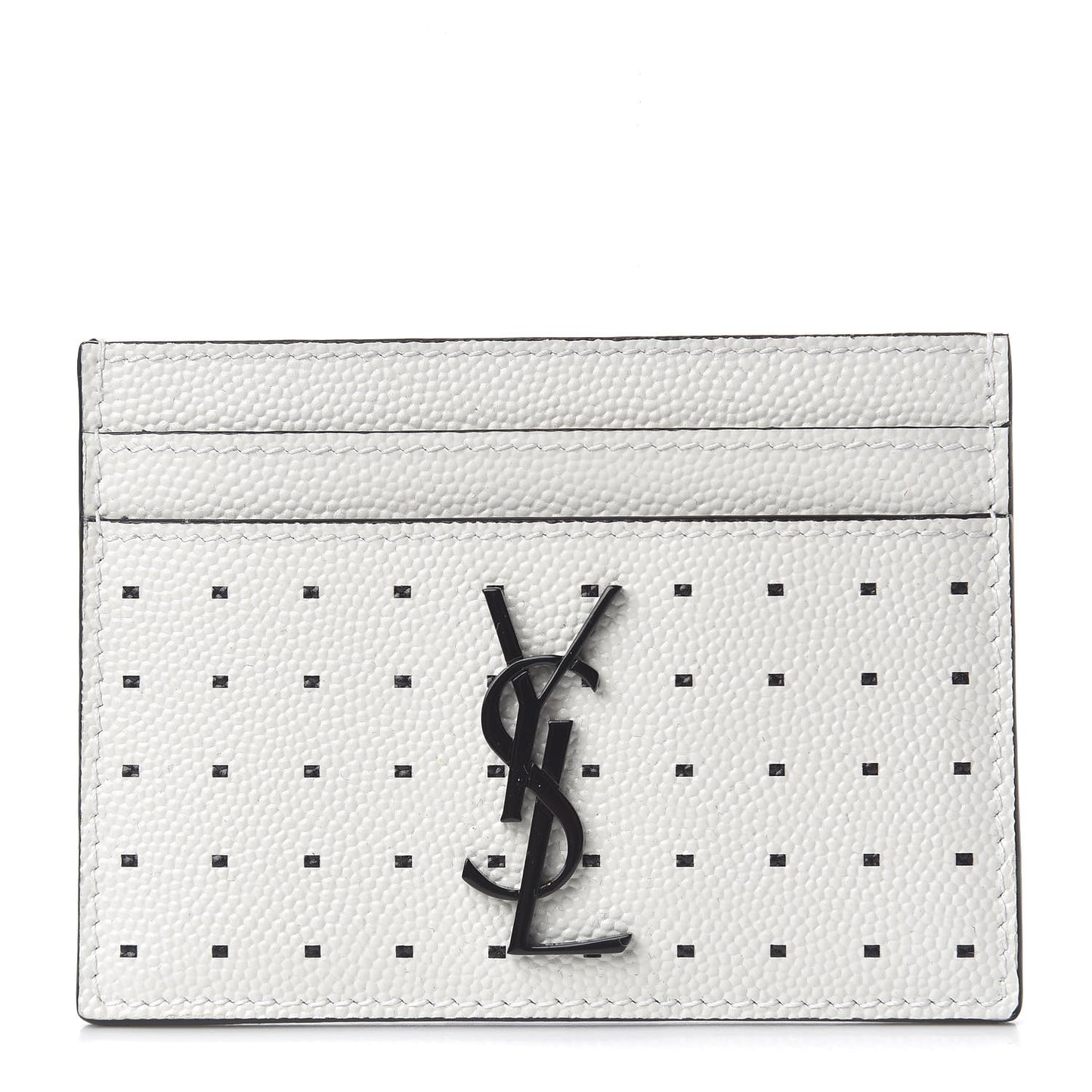Grain De Poudre Geo Print Card Case White Black