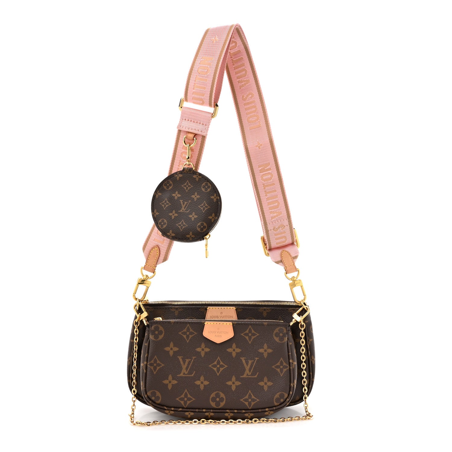 Louis Vuitton Monogram Multi Pochette Accessories Rose Clair 1 of 10