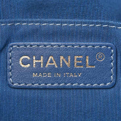 Chanel Lambskin Quilted Bi Waist Bag Fanny Pack Blue 6 of 17