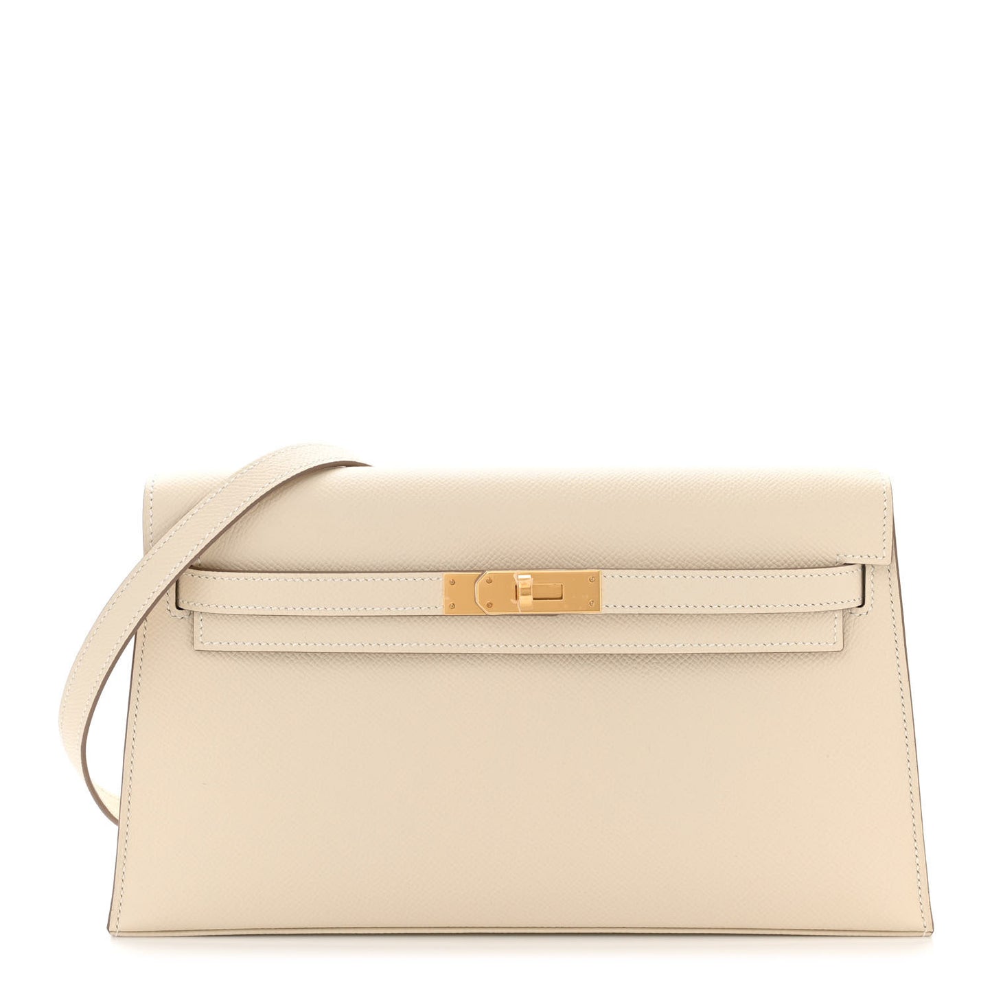 Madame Calfskin Kelly Elan Craie