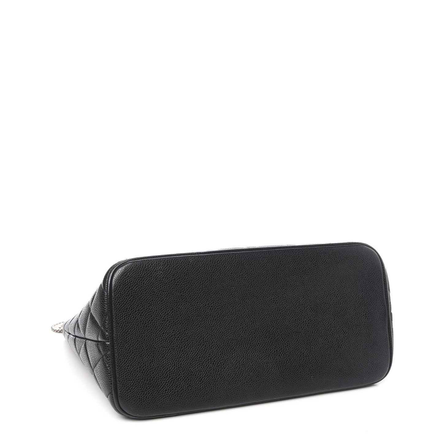 Caviar Quilted Medallion Tote Black