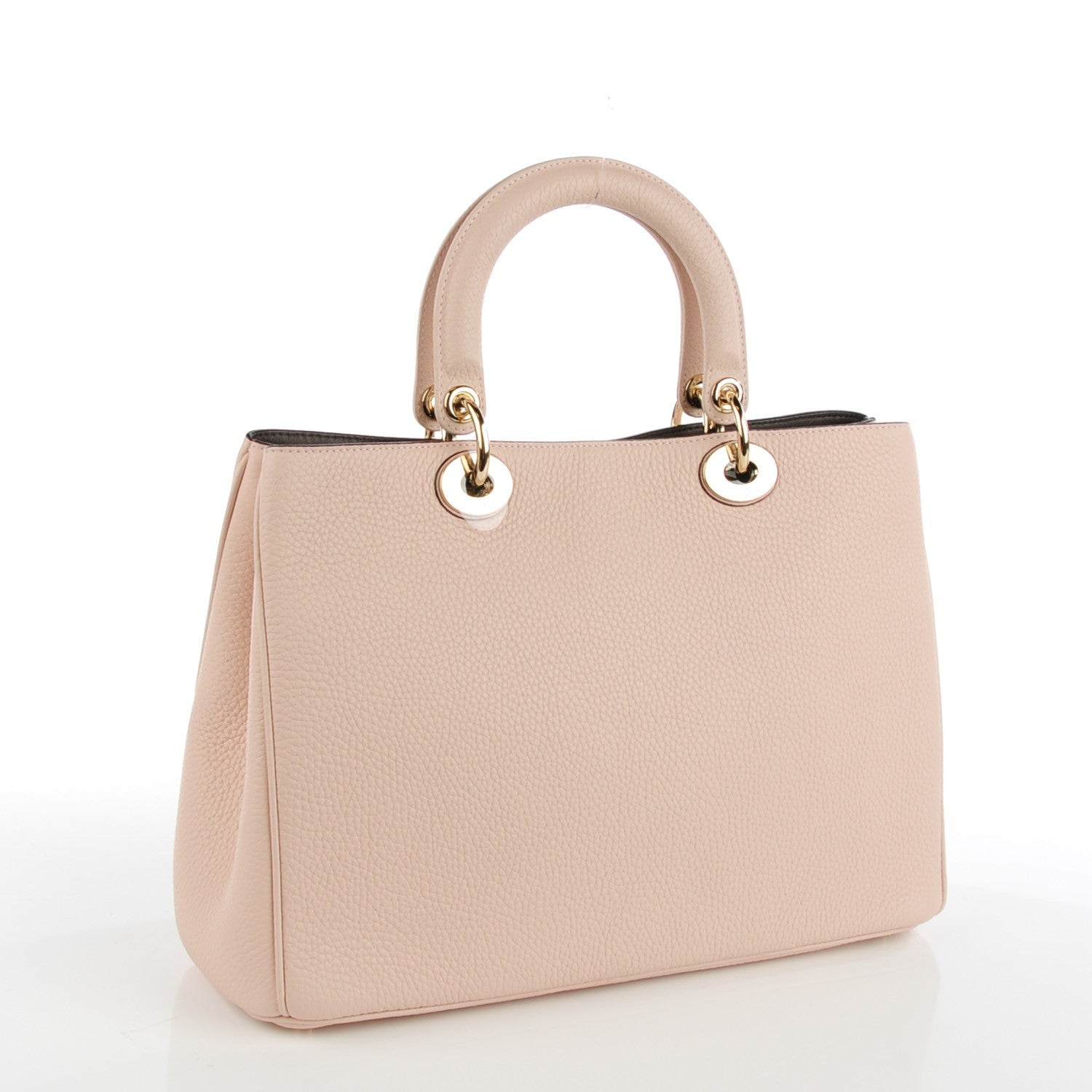 Christian Dior Bullcalf Medium Diorissimo Tote Rose Poudre 4 of 8
