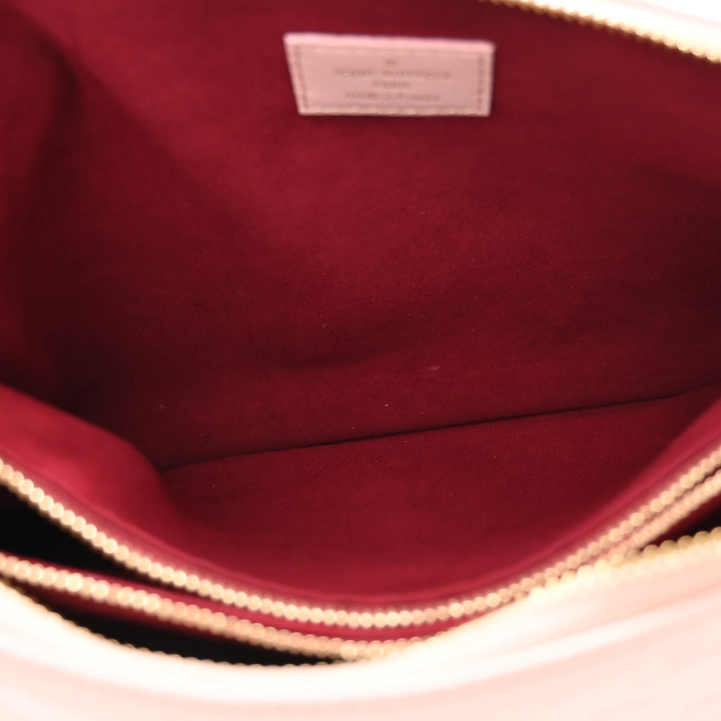 Lambskin Embossed Monogram Coussin PM Rose