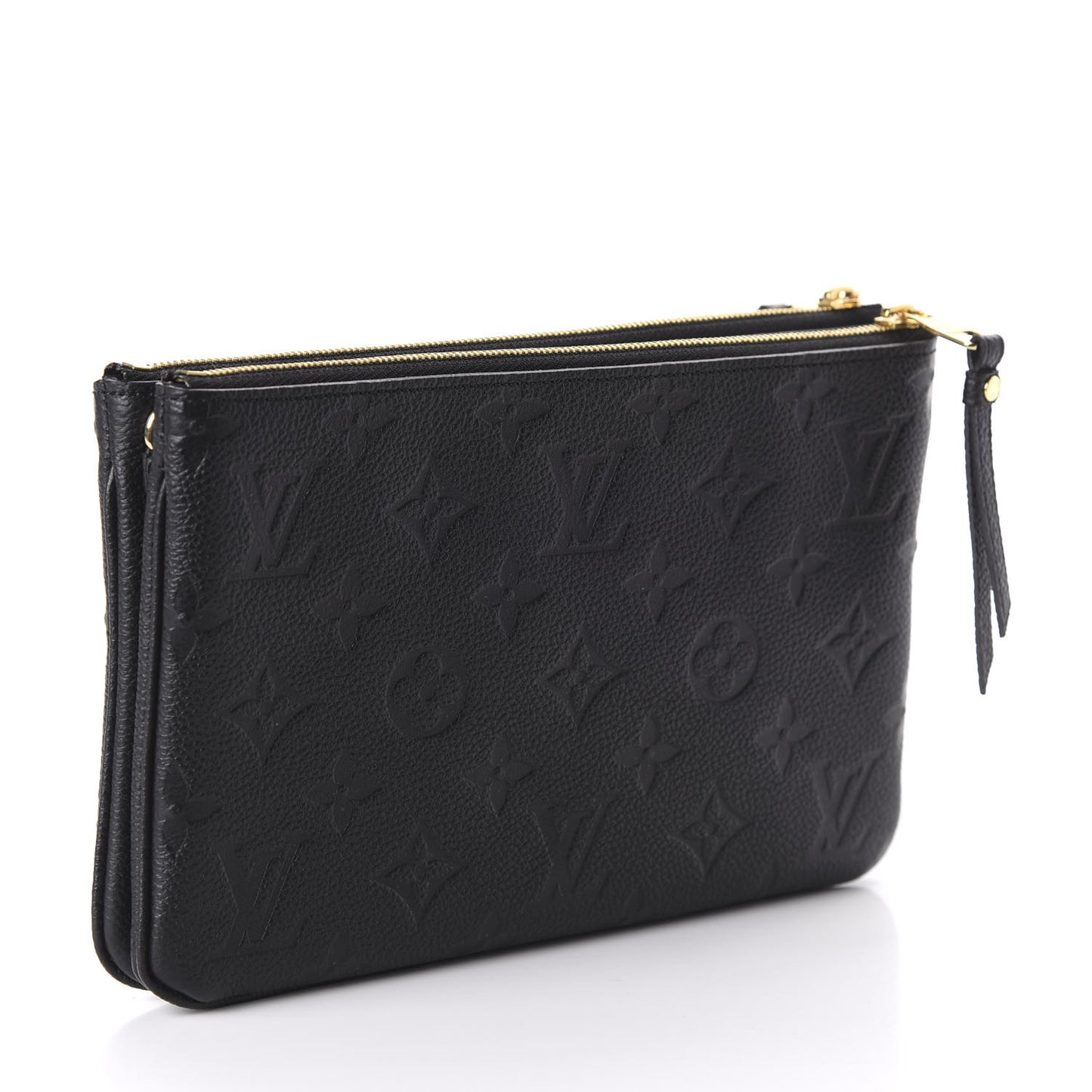 Empreinte Double Zip Pochette Black