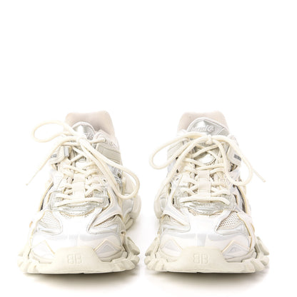 Balenciaga Rubber Mesh Womens Track.2 Open Sneakers 40 White 2 of 8