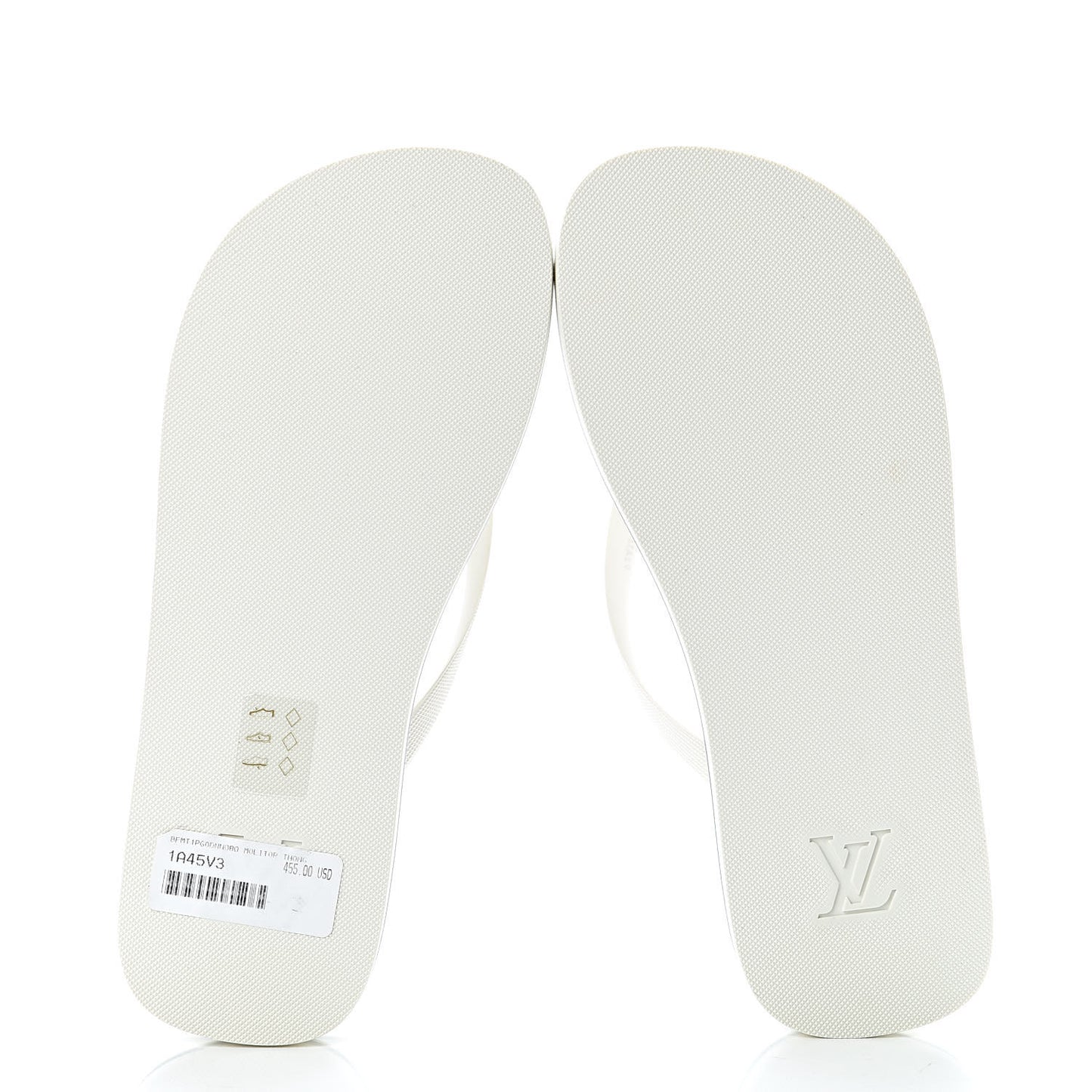 Rubber Molitor Thong Sandals 8 White