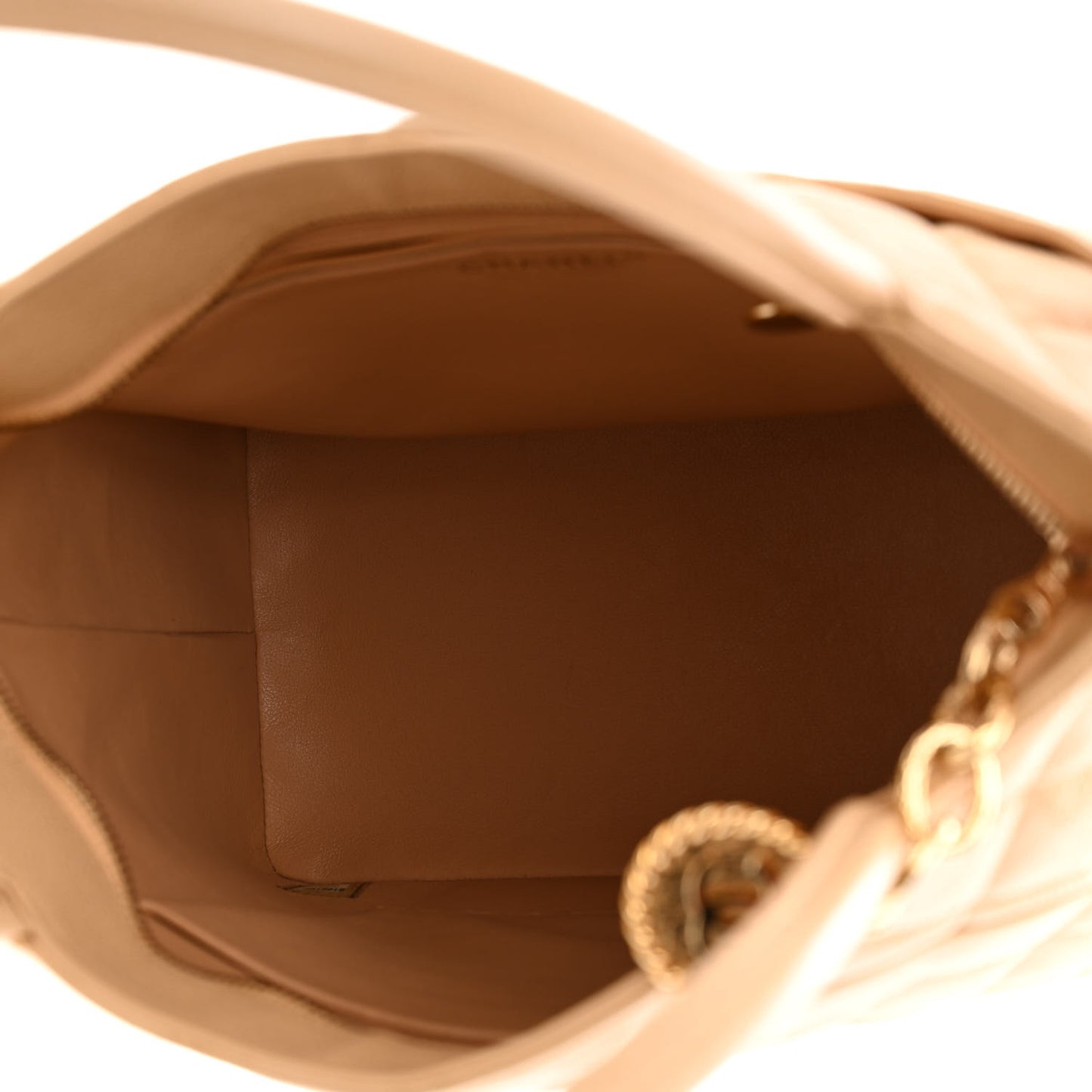 Caviar Quilted Medallion Tote Beige