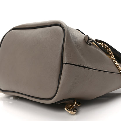Chloe Suede Calfskin Small Faye Backpack Motty Grey 9 of 11