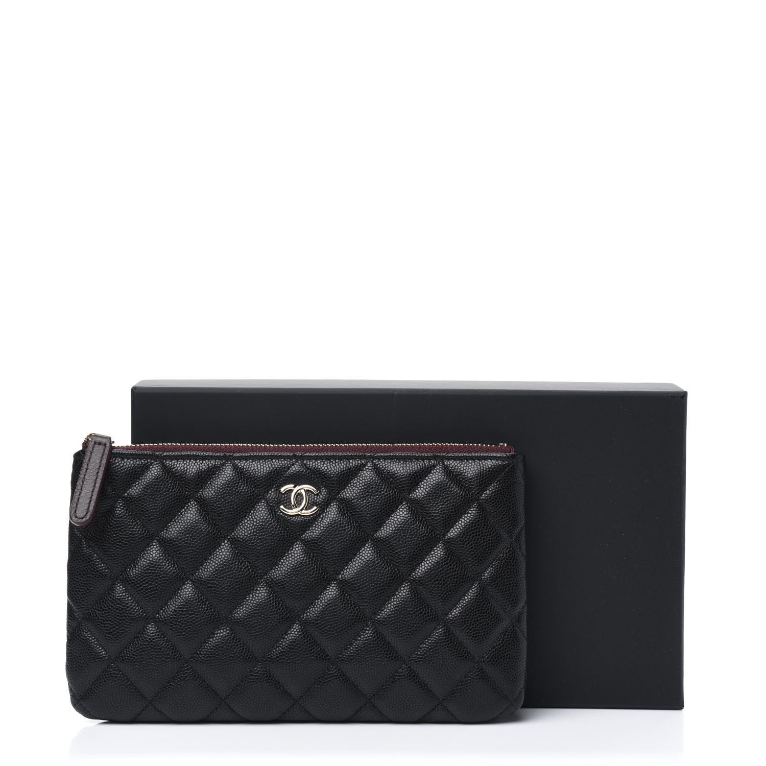 Chanel Caviar Quilted Cosmetic Case Black 12 of 12