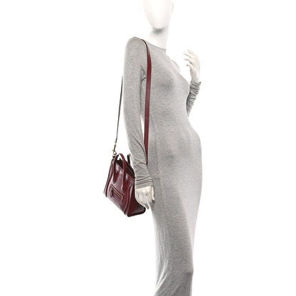 Celine Smooth Calfskin Nano Luggage Burgundy 2 of 9