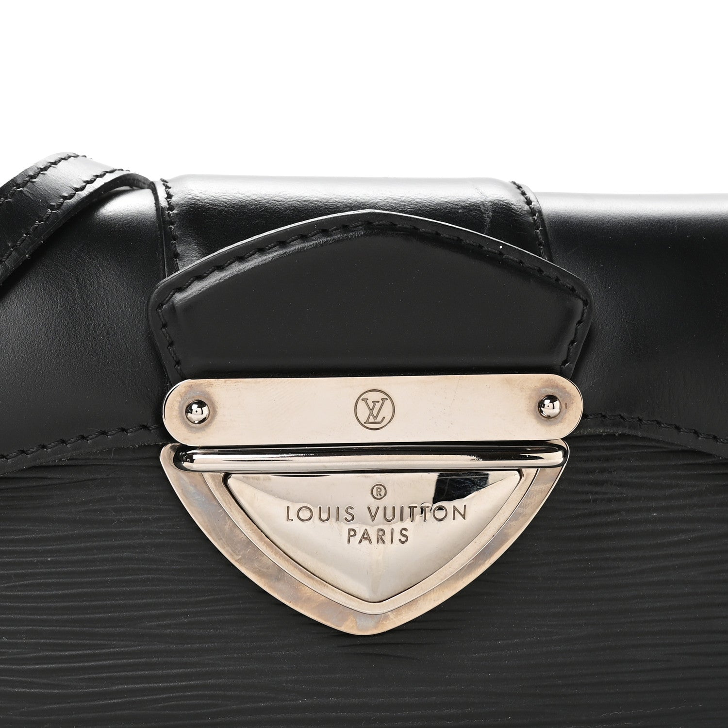 Louis Vuitton Epi Montaigne Clutch Black 8 of 10