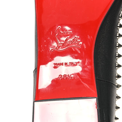Christian Louboutin Nappa Mamadrague Spike Flats 38.5 Black 7 of 10