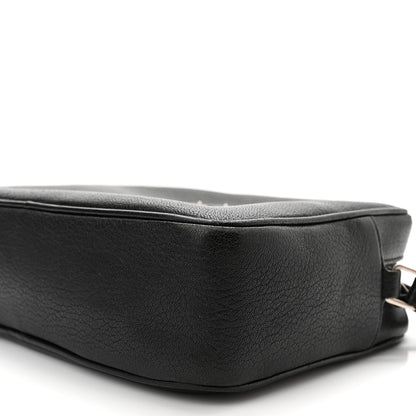 Saint Laurent Grained Lambskin Monogram Lou Camera Bag Black 10 of 11