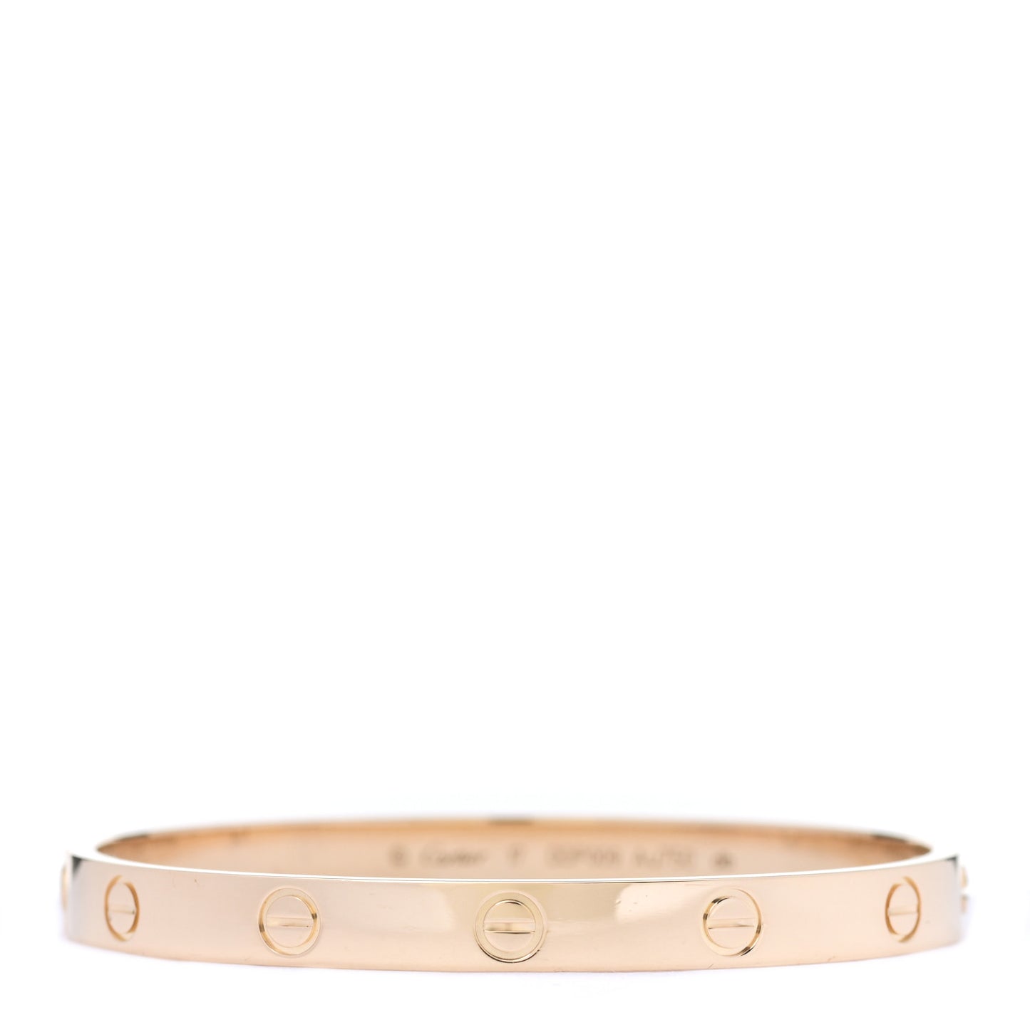 18K Yellow Gold LOVE Bracelet 17