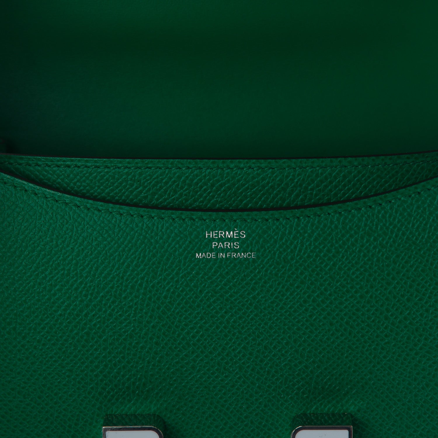 Hermes Epsom Enamel Constance 18 Vert Jade Bleu Brume 6 of 9
