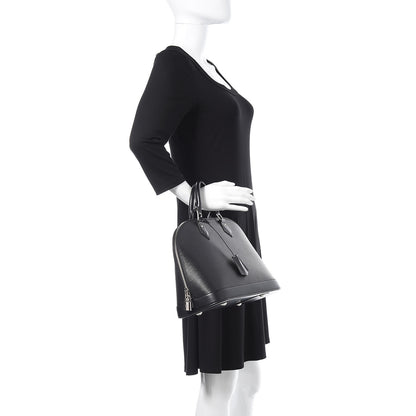Louis Vuitton Epi Alma PM Black 2 of 9