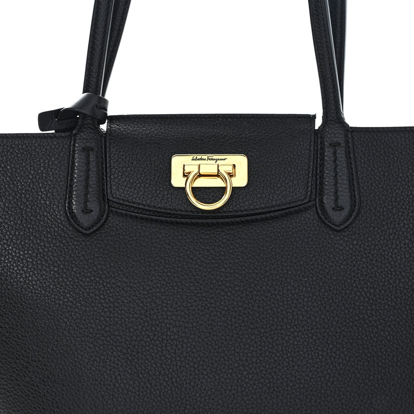Calfskin Travel Tote Black