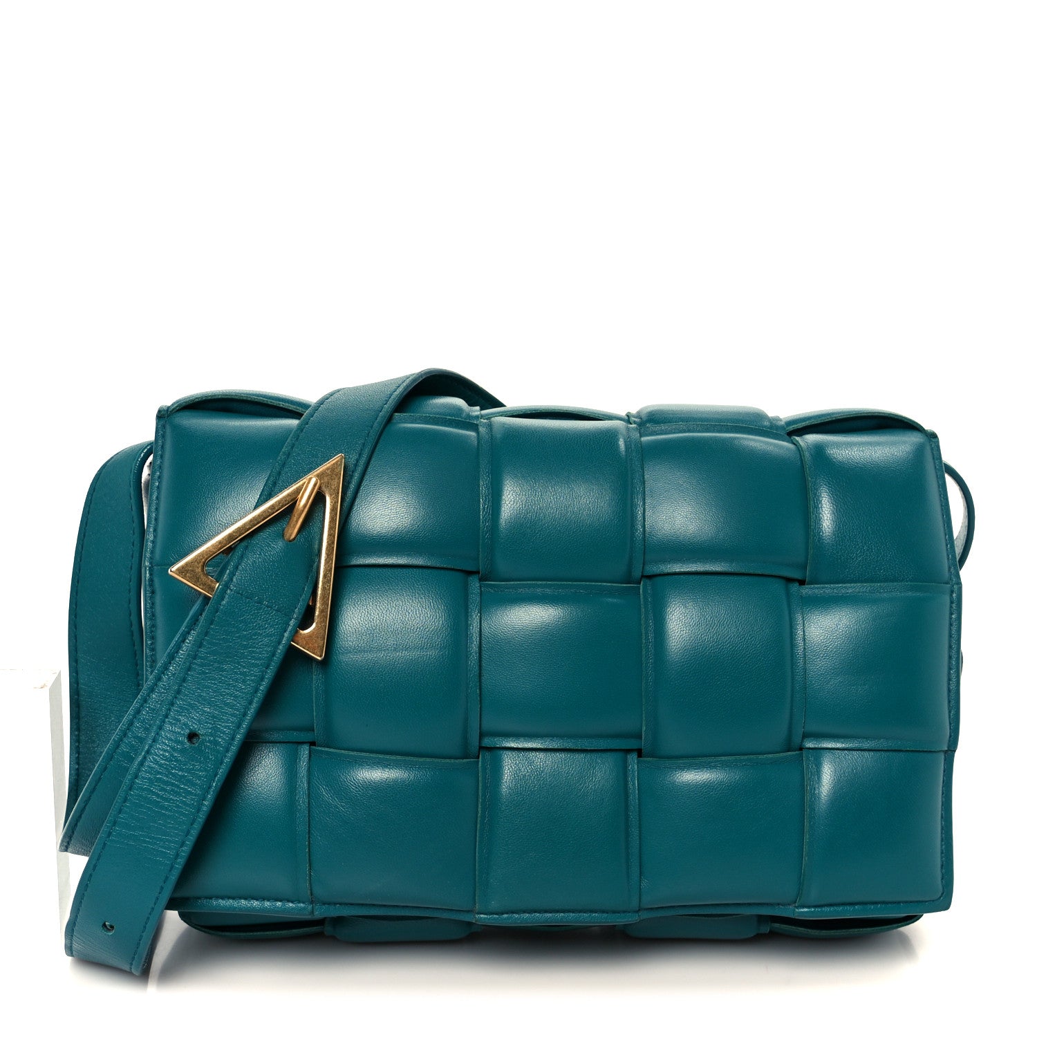 Bottega Veneta Nappa Maxi Intreccio Padded Cassette Crossbody Bag Mallard 1 of 12