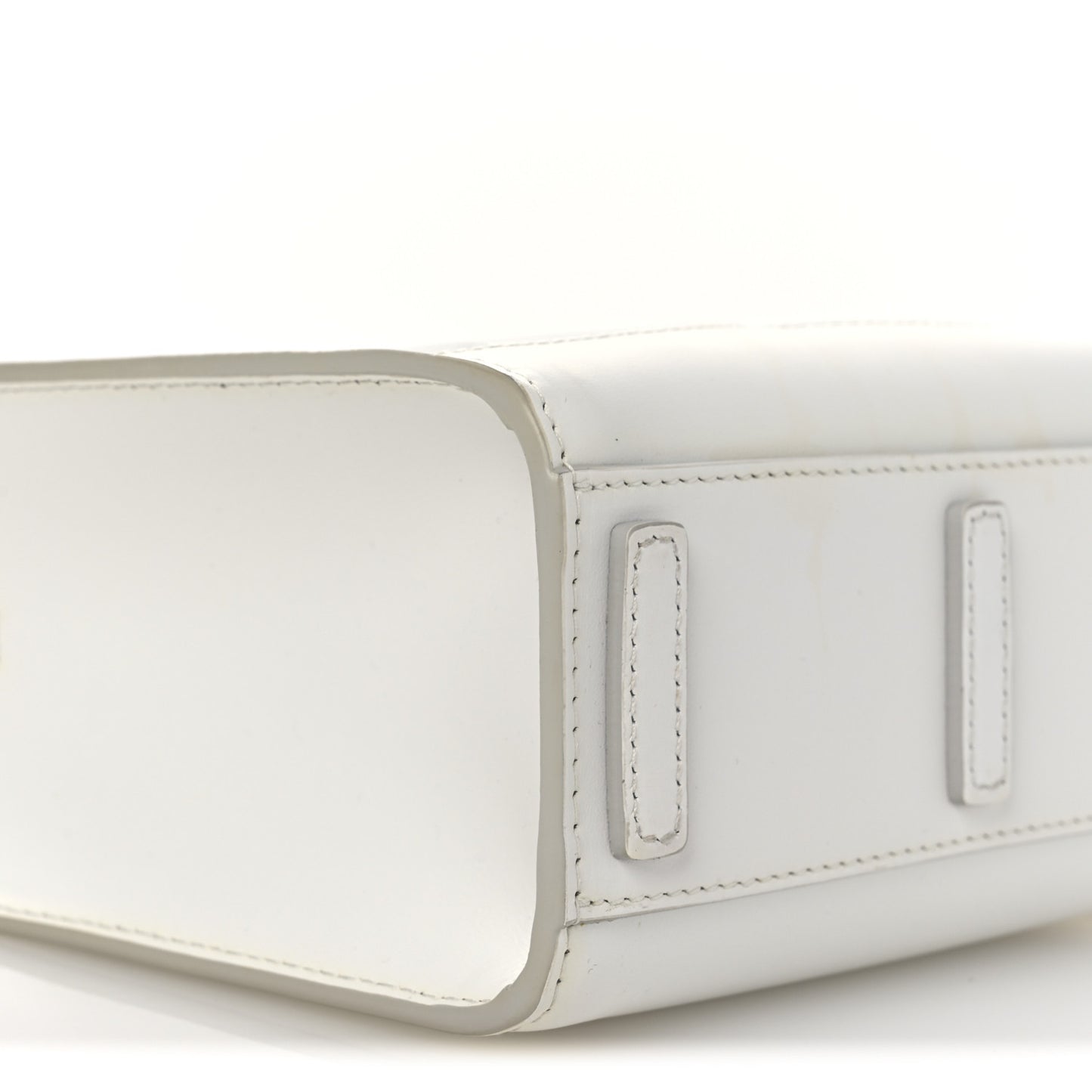 Calfskin Small DG Daily Shopper Tote White