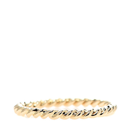 Tiffany 18K Yellow Gold Narrow Twist Ring 58 8.5 2 of 3