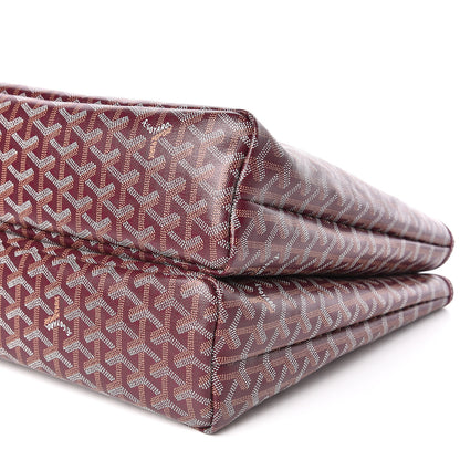 Goyard Goyardine Isabelle Tote Burgundy 10 of 12