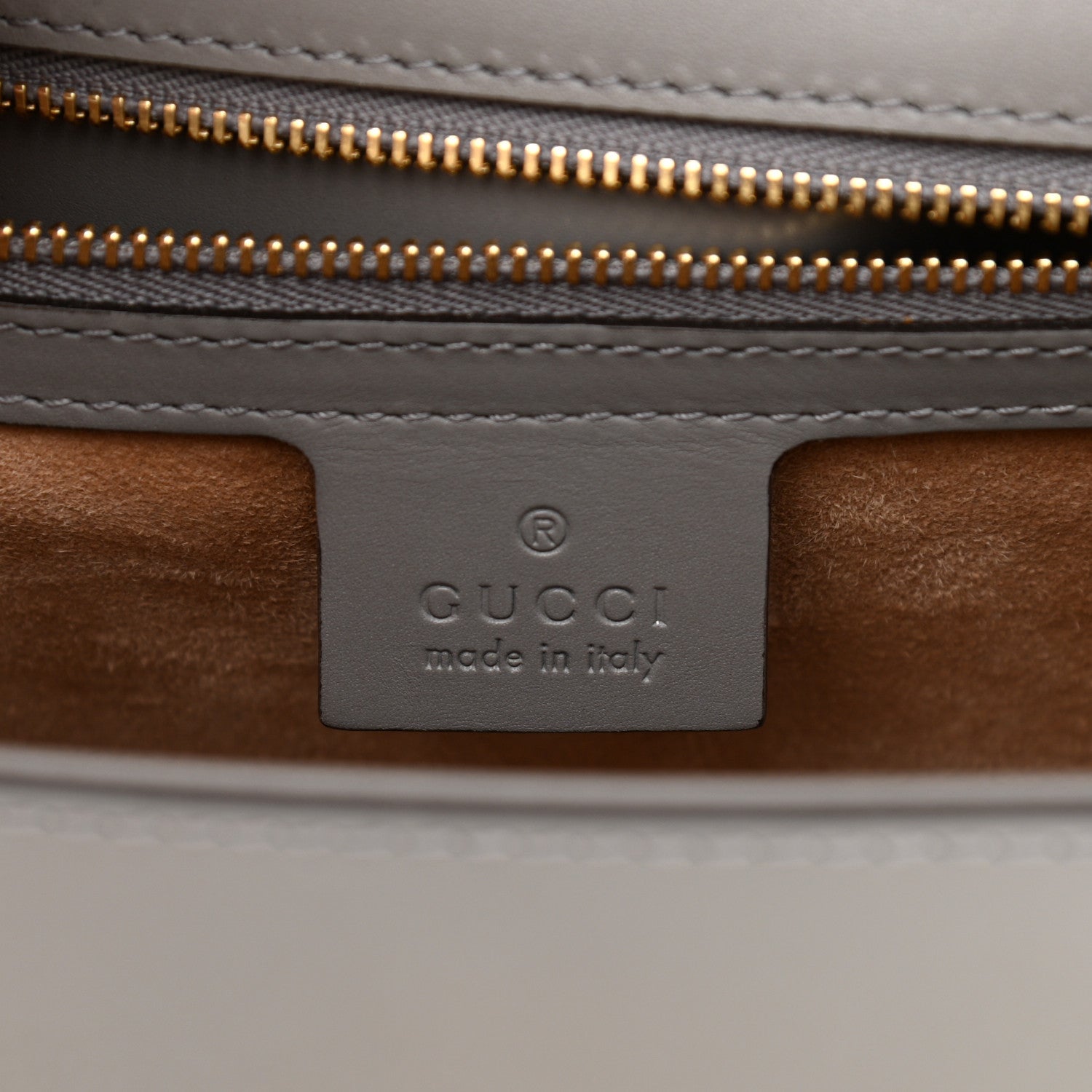 Gucci Calfskin Small Sylvie Shoulder Bag Deep Grey 6 of 12