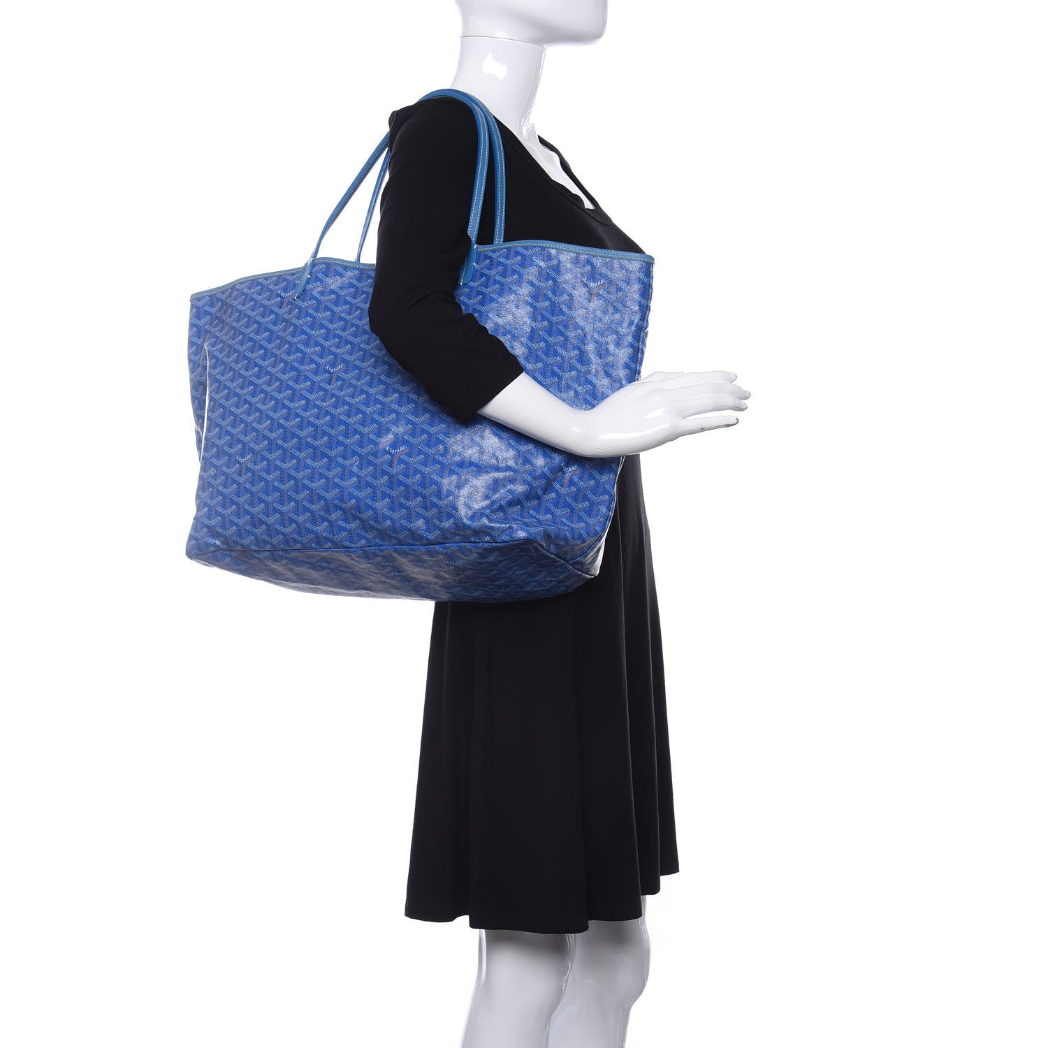 Goyard Goyardine Saint Louis GM Sky Blue 2 of 13